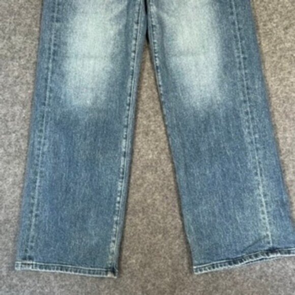 AYR Wide Leg Secret Sauce Comfort Stretch Jeans Size 28S Med Wash Lux Denim Boho - Picture 4 of 13